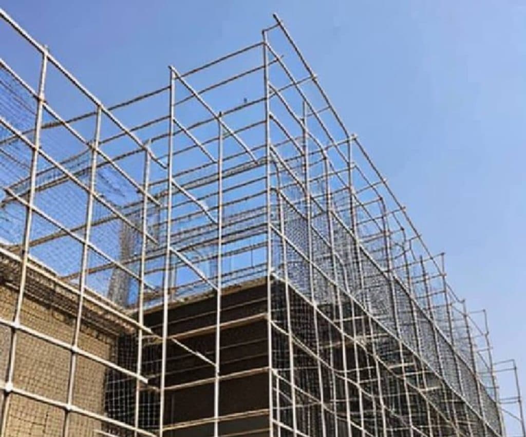 نصب و اجرای داربست فلزی عرش گستر غرب در شهر قدس