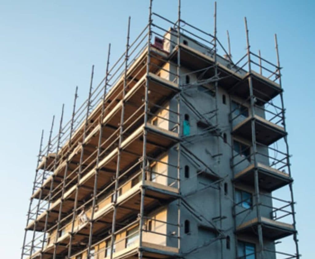 نصب و اجرای داربست فلزی عرش گستر غرب در شهر قدس