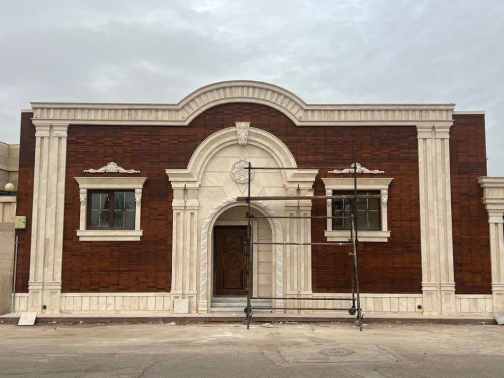 اجرای نانو آجر و سنگ دهقان در یزد