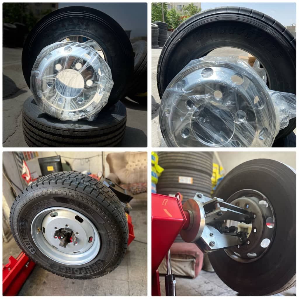 فروش رینگ و لاستیک ماشین سنگین و سبک بازرگانی خیری در تبریز