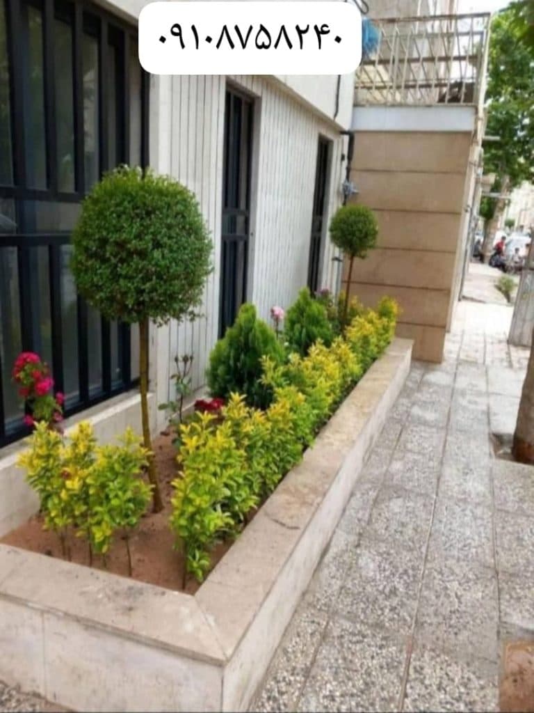 خدمات باغبانی و باغچه کاری در محل عزیزی در غرب تهران