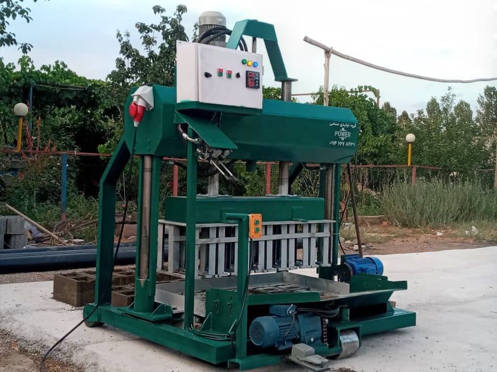 ساخت و فروش ماشین آلات بلوک زنی و جدول زنی گروه صنعتی پاور تبریز