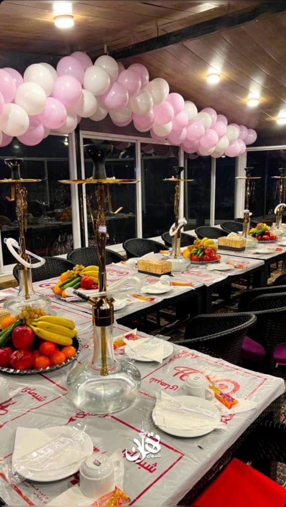 باغ رستوران شب های تهران در فشم