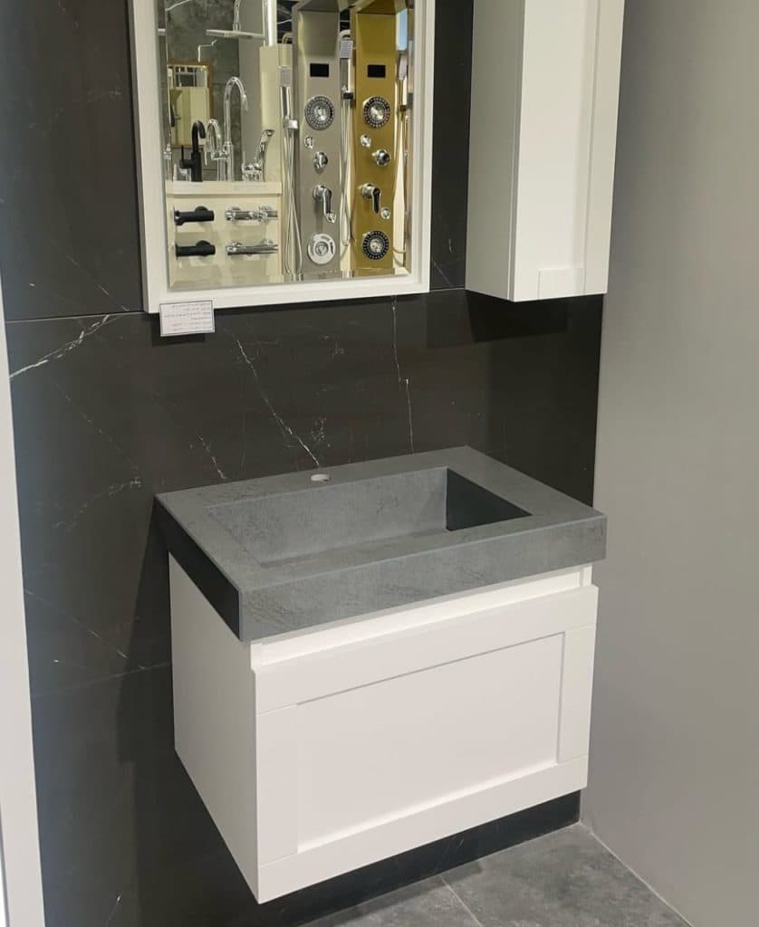 تولید کابینت روشویی pvc آگرکابین در قزوین