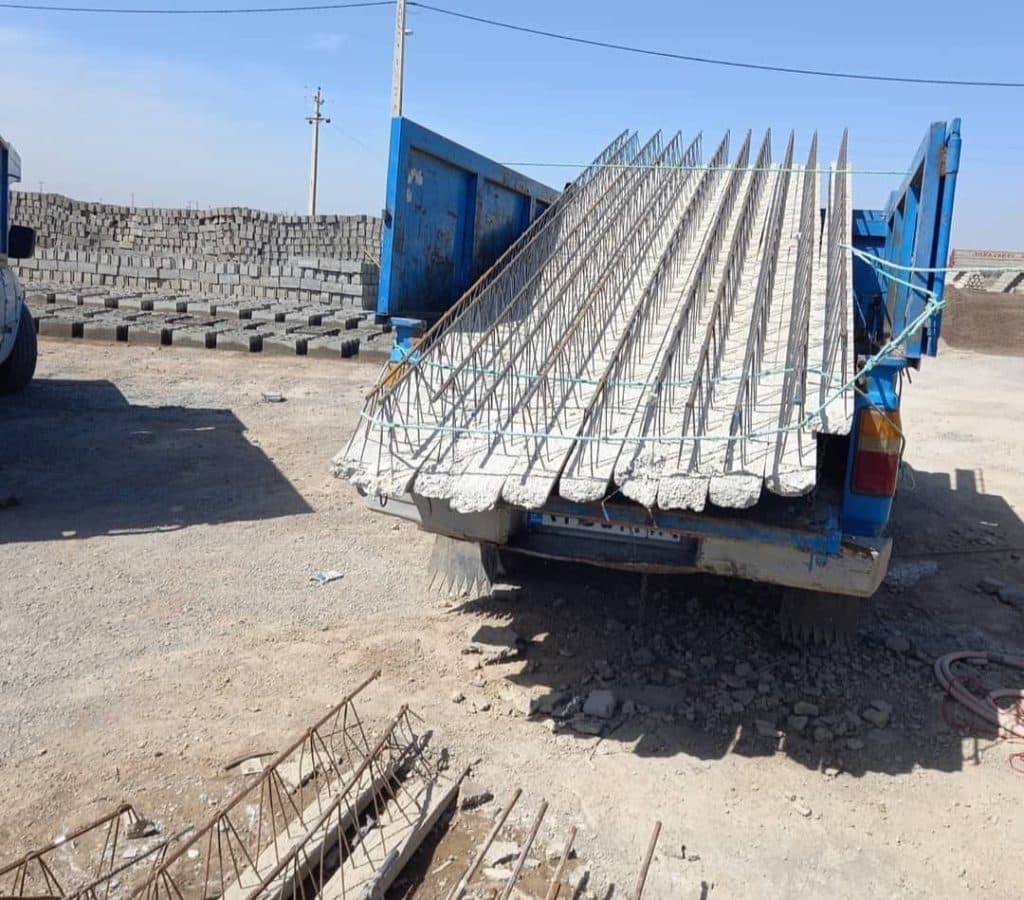 تولید و اجرا تیرچه سقفی و باغی بتن المهدی در قزوین