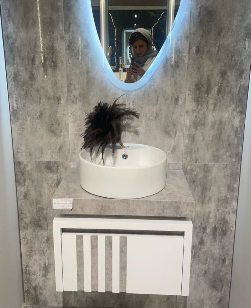 تولید کابینت روشویی pvc آگرکابین در قزوین