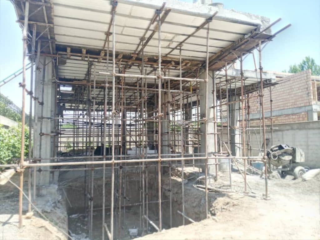 نصب و اجرا داربست فلزی وزیر تیرچه نما در هشتگرد