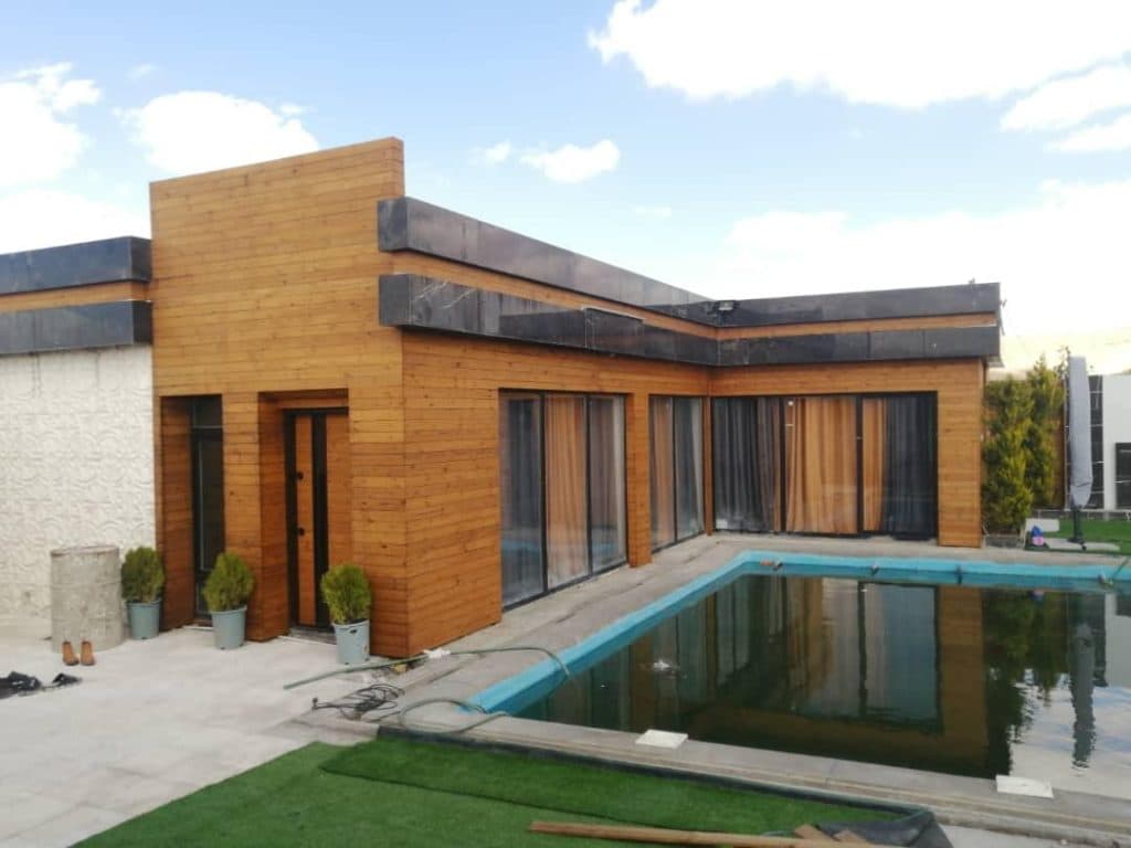 فروش و اجرا چوب ترموود براتی در شیراز