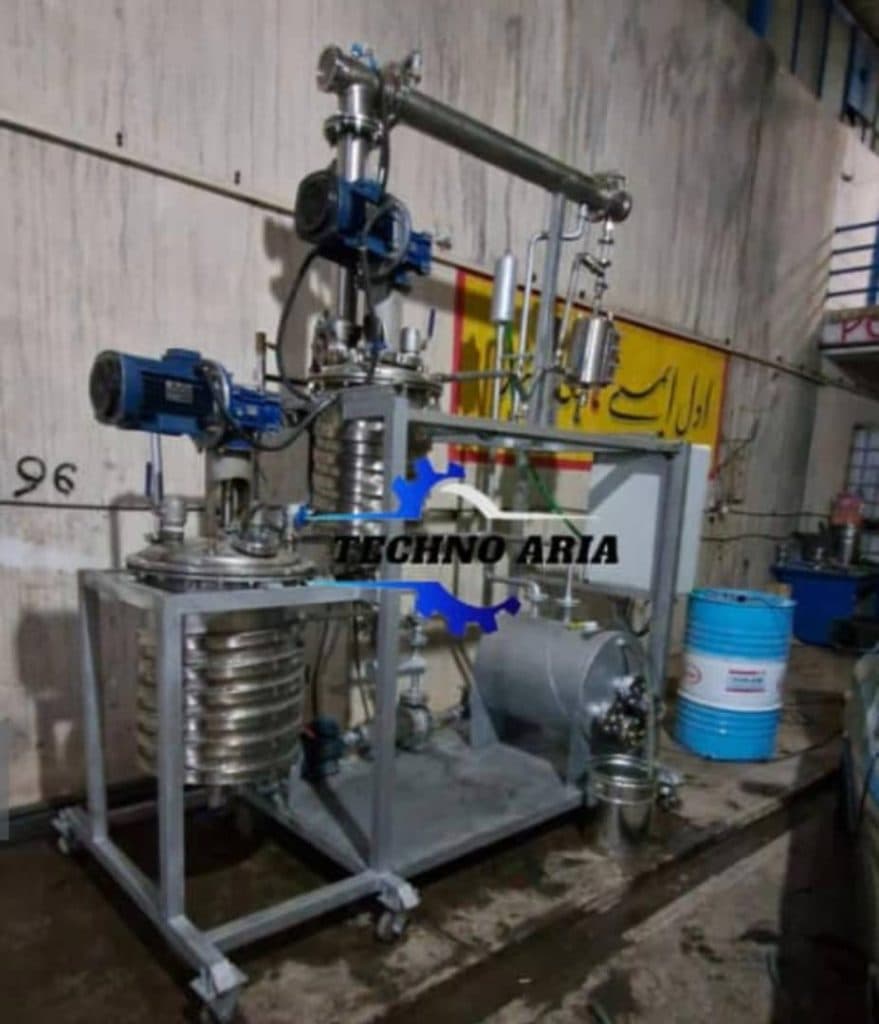 تولید پایلوت آزمایشگاهی میکسر بلندر راکتور تکنو آریا در کرج