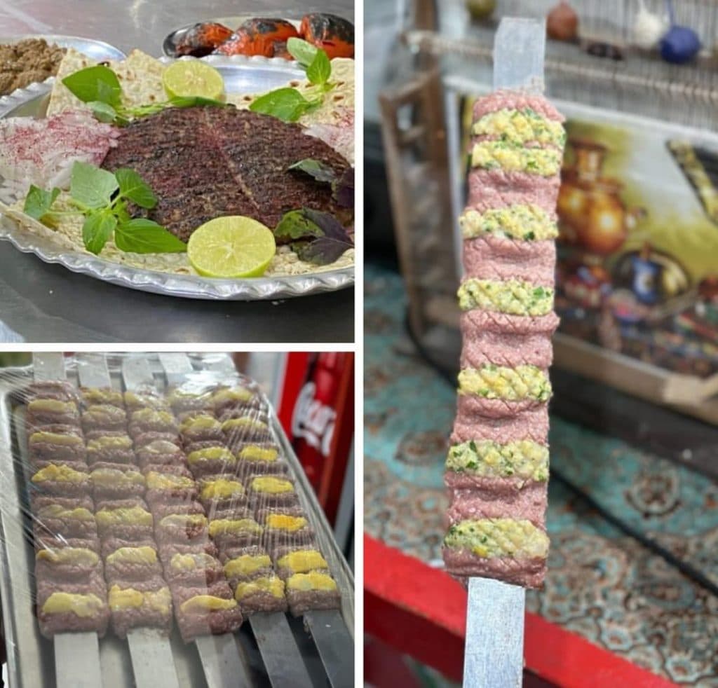 کباب بناب چمران در کاشانی یزد