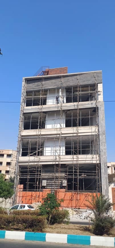 طراحی و اجرای نمای کرتین وال و اسپایدر رحیمی اهواز