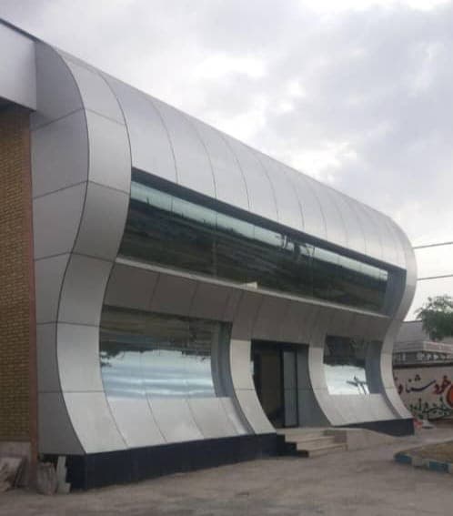 اجرای کامپوزیت درخشان نمای آسمان مرادی در اراک