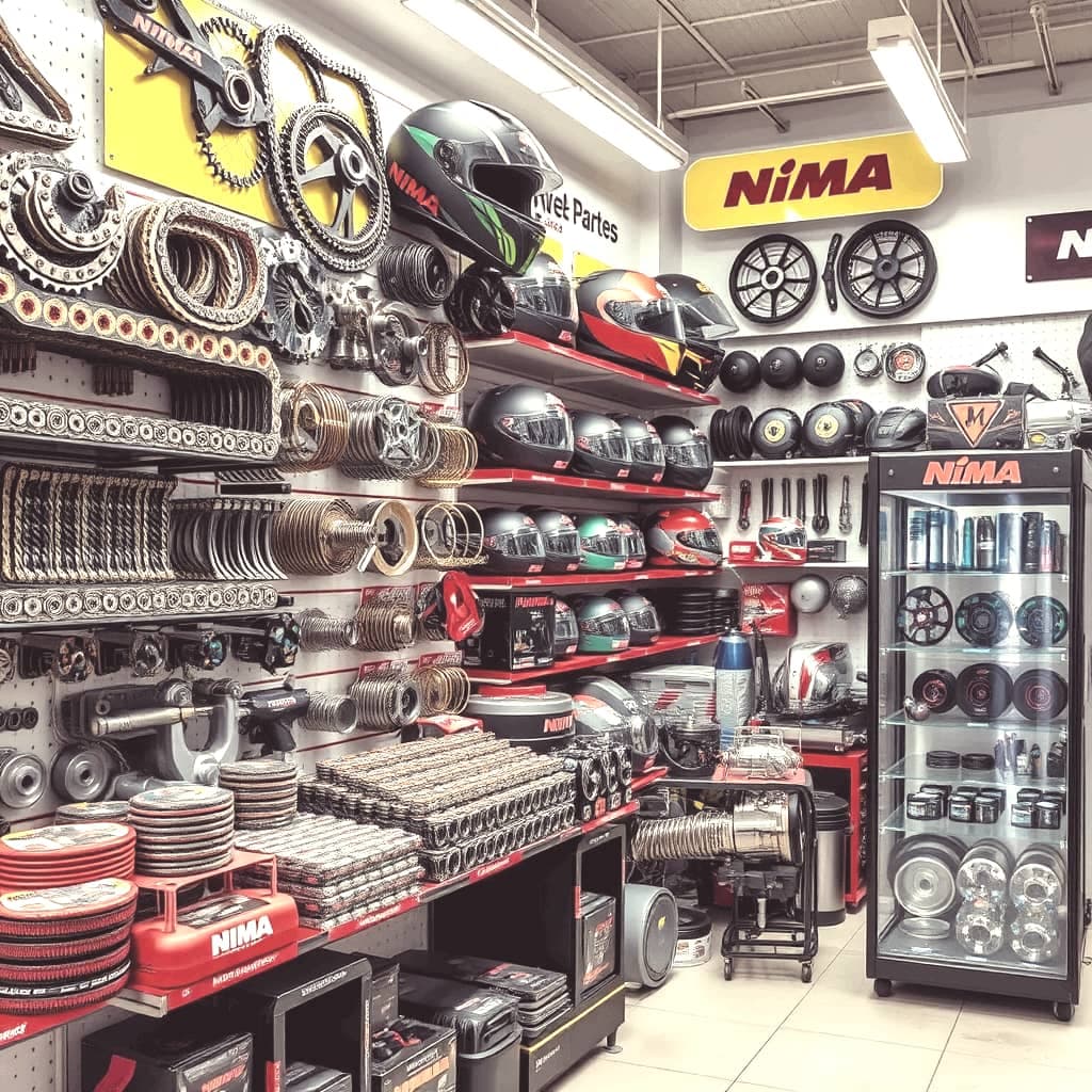 فروشگاه لوازم یدکی موتور سیکلت نیما در کاشمر