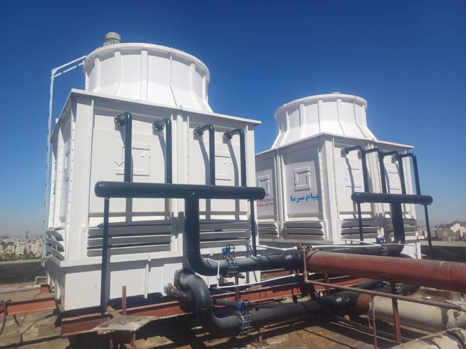 تولید برج خنک کننده فایبرگلاس پیام سرما در مشهد