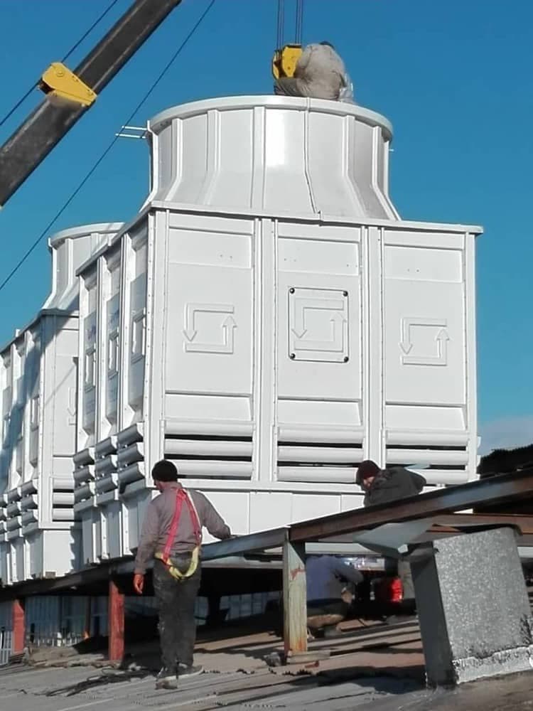 تولید برج خنک کننده فایبرگلاس پیام سرما در مشهد