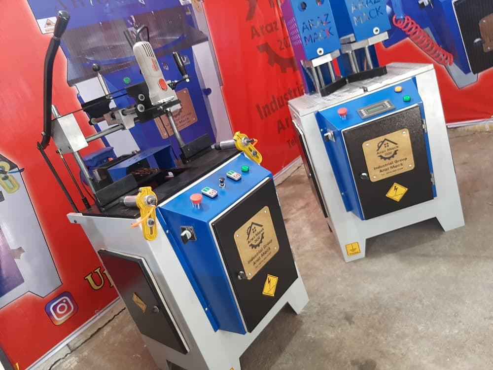 تولید دستگاه یو پی وی سی upvc آرازماک در تهران