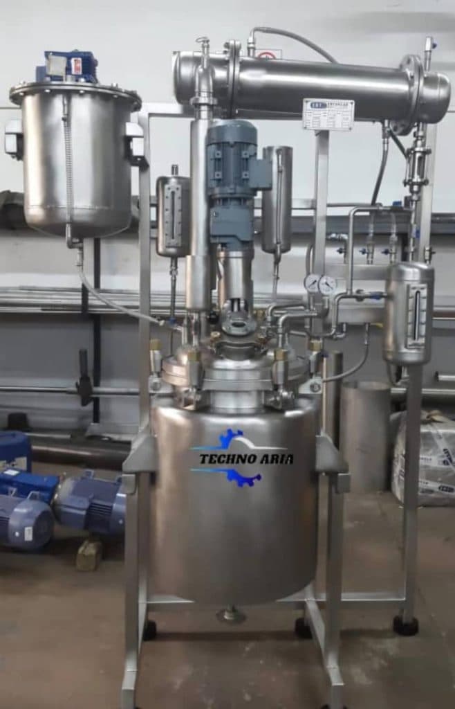 تولید پایلوت آزمایشگاهی میکسر بلندر راکتور تکنو آریا در تهران