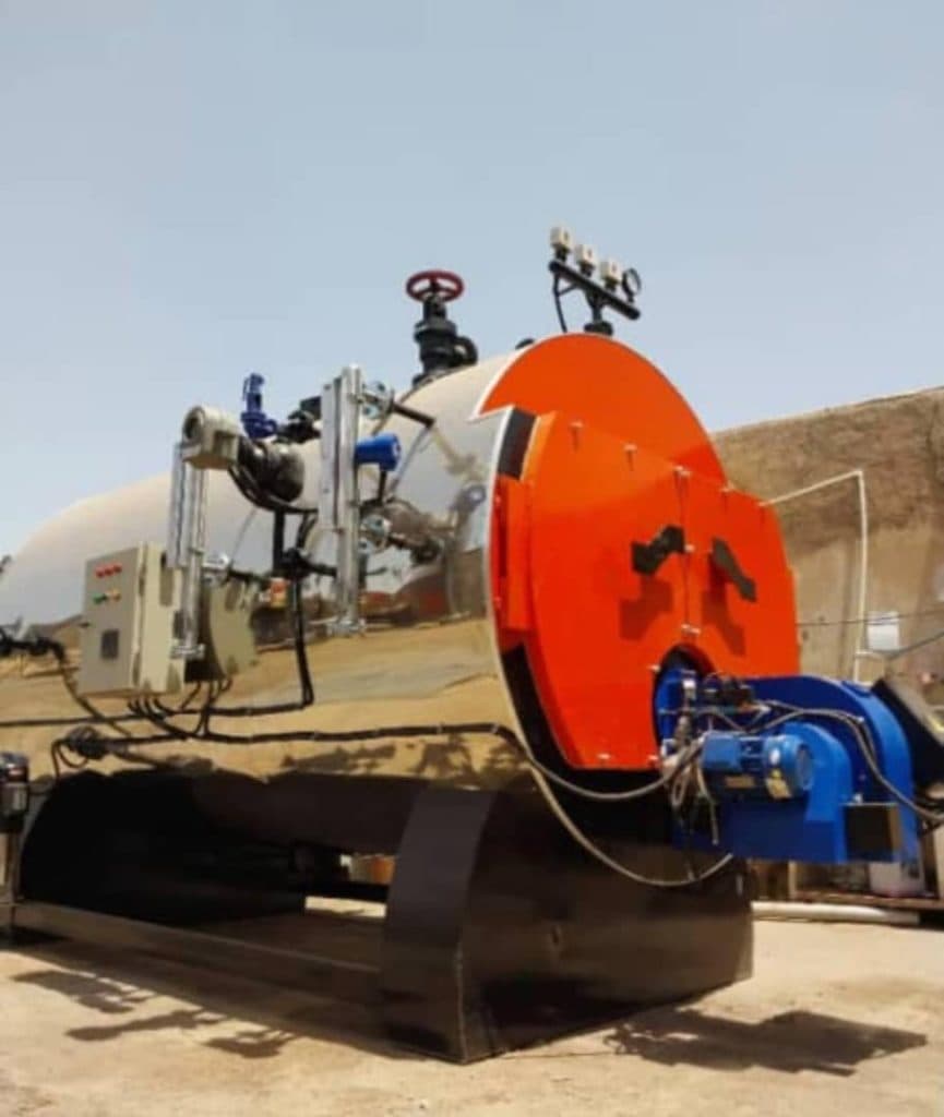 تولید دیگ بویلر روغن داغ تکنو آریا در تهران