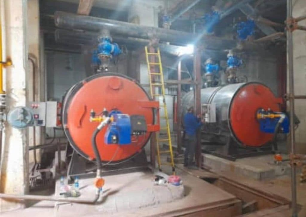 تولید دیگ بویلر روغن داغ تکنو آریا در تهران