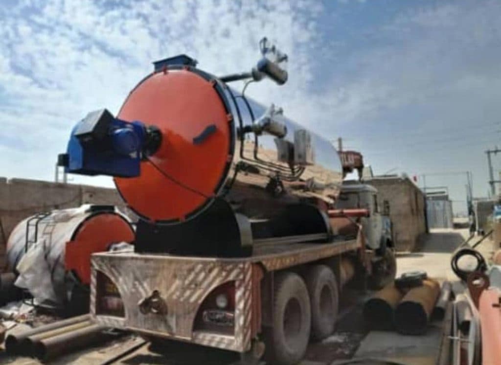 تولید دیگ بویلر روغن داغ تکنو آریا در تهران