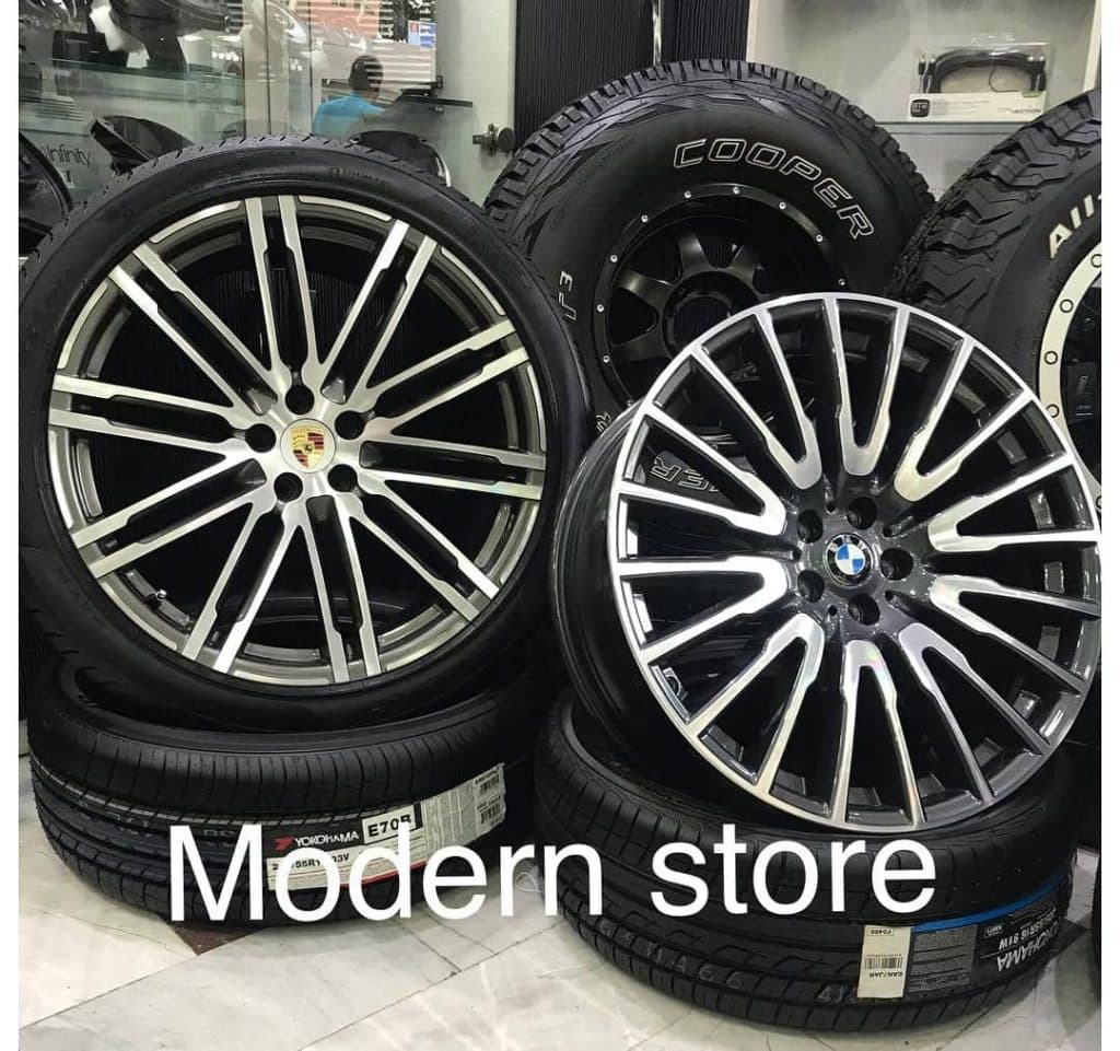 فروش و تعویض رینگ و لاستیک خودرو مدرن استور در تهران