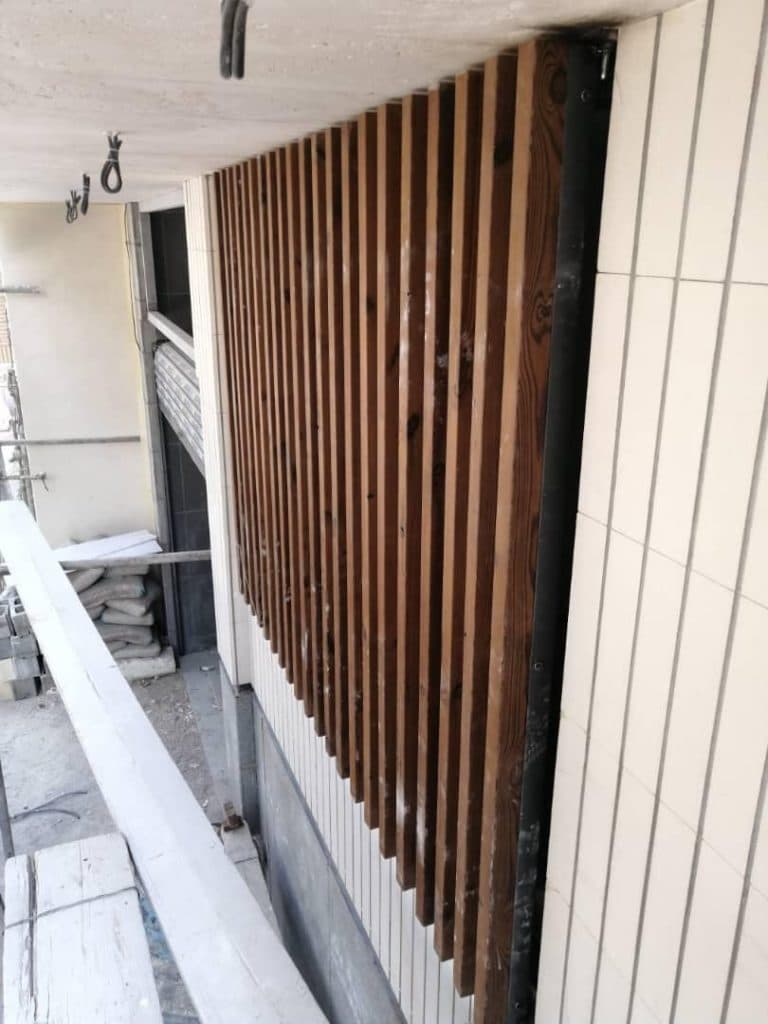 فروش و اجرا چوب ترموود براتی در شیراز