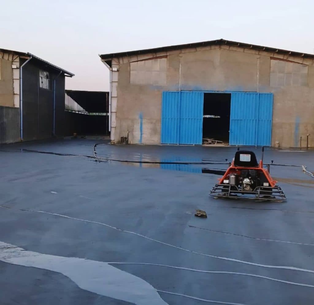 بتن ریزی نوین میرزاجانی در قزوین