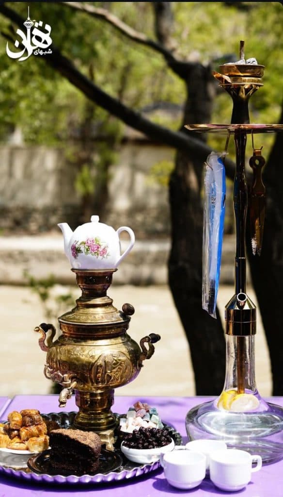 باغ رستوران شب های تهران در فشم