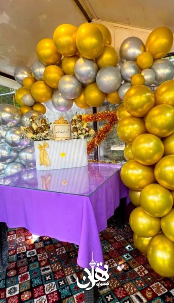 باغ رستوران شب های تهران در فشم