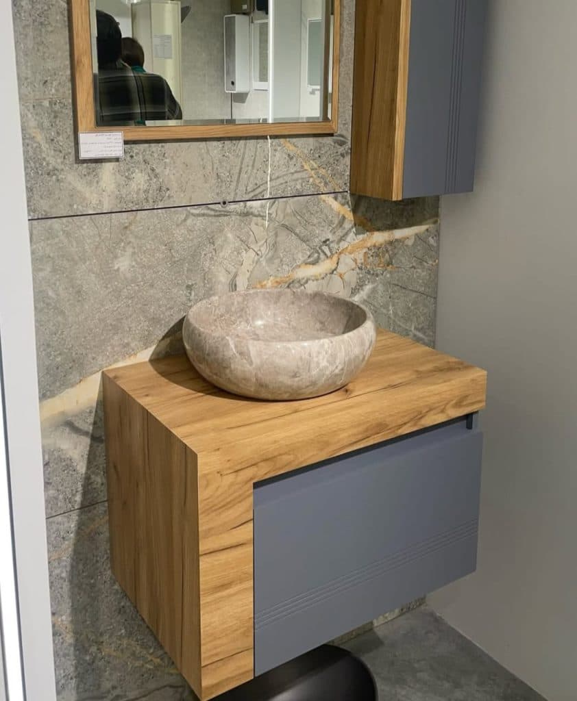 تولید کابینت روشویی pvc آگرکابین در قزوین