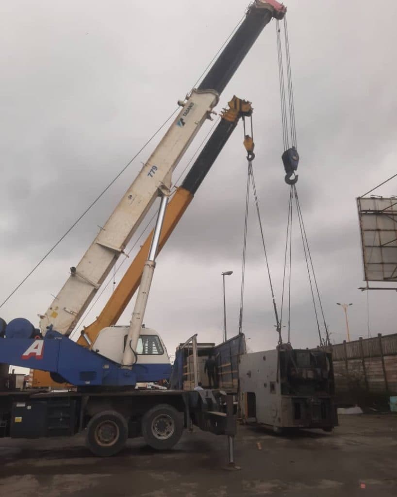 اجاره جرثقیل سبک و سنگین اتحاد انزلی