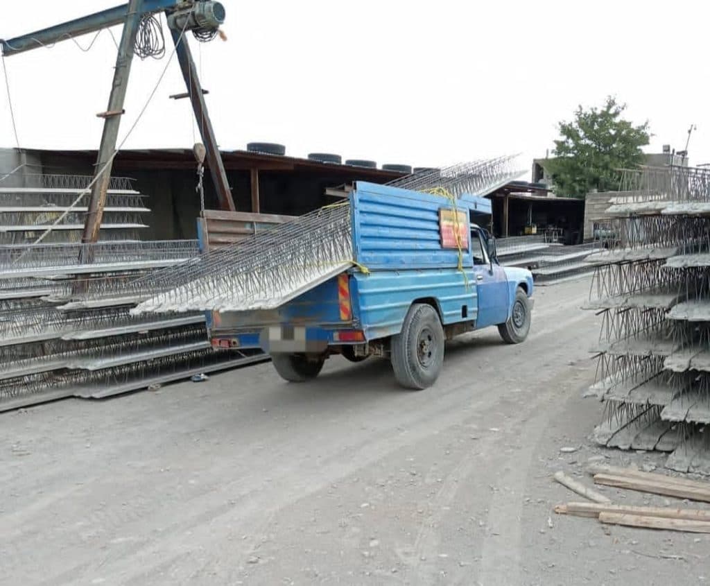 تولید تیرچه بلوک و باغی مهربتن در اسفرورین