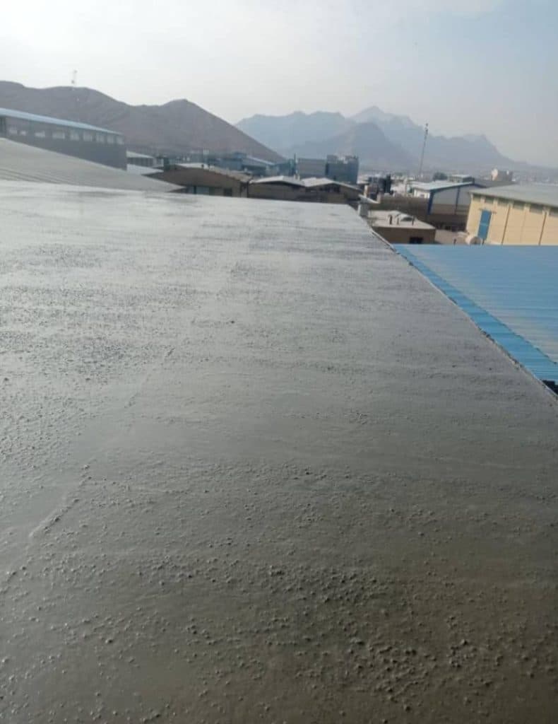 اجرا سقف عرشه فولادی صالحی در اصفهان