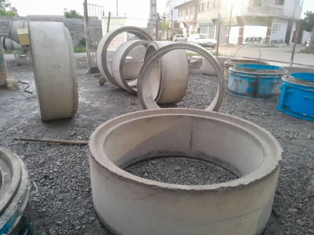 تولید و فروش لوله بتنی میلگرد دار دیو سالار نوشهر