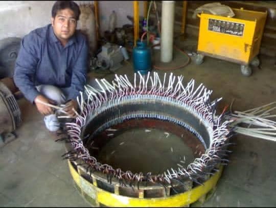 سیم پیچی الکتروموتور و ژنراتور آرتین صنعت در صفادشت