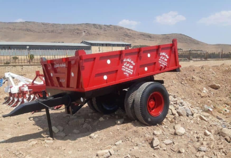 ساخت تریلی پشت تراکتور بیل ایران روشنی در نجف آباد