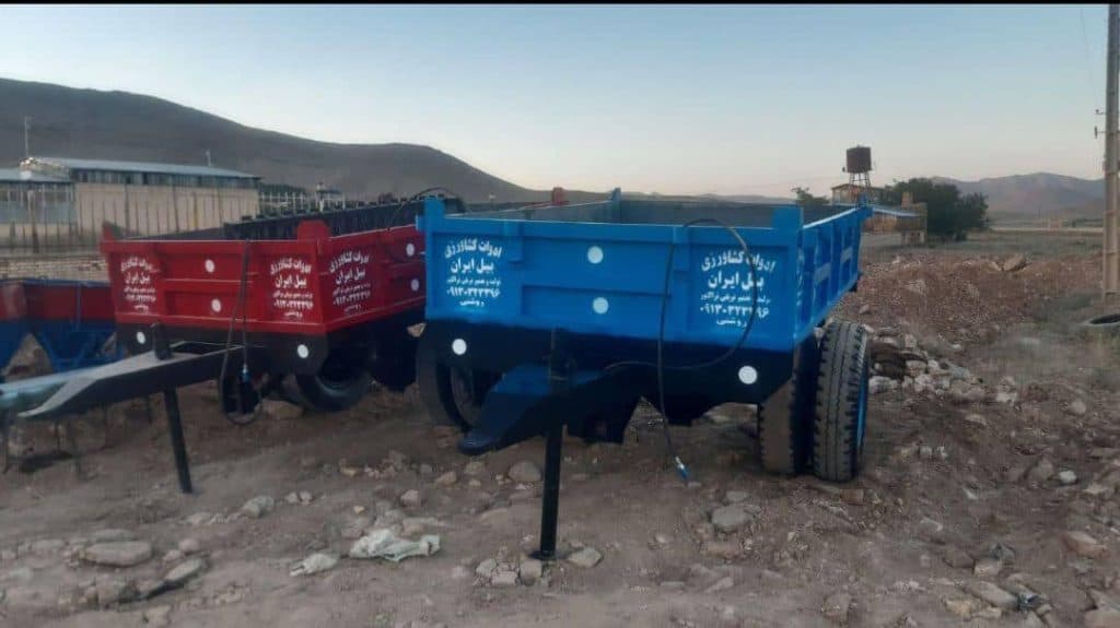 ساخت تریلی پشت تراکتور بیل ایران روشنی در نجف آباد