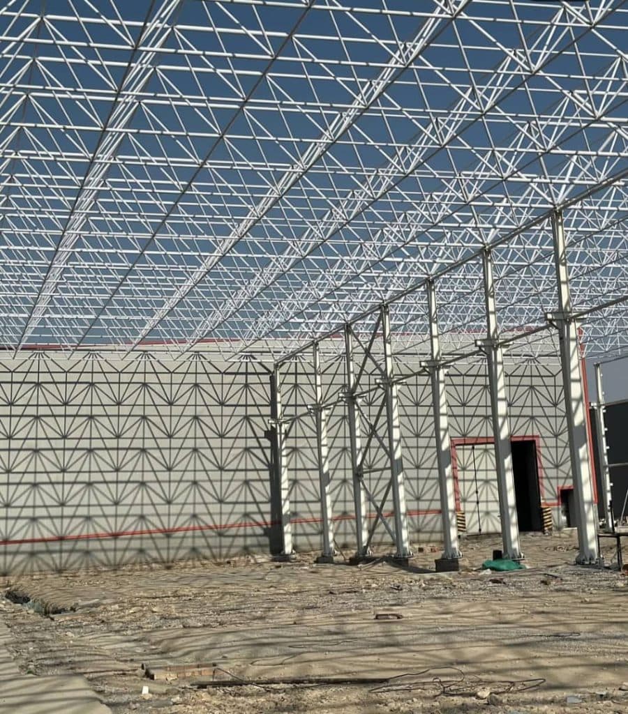 ساخت سازه فضایی سازه فضاکار آذربایجان علیزاده تبریز