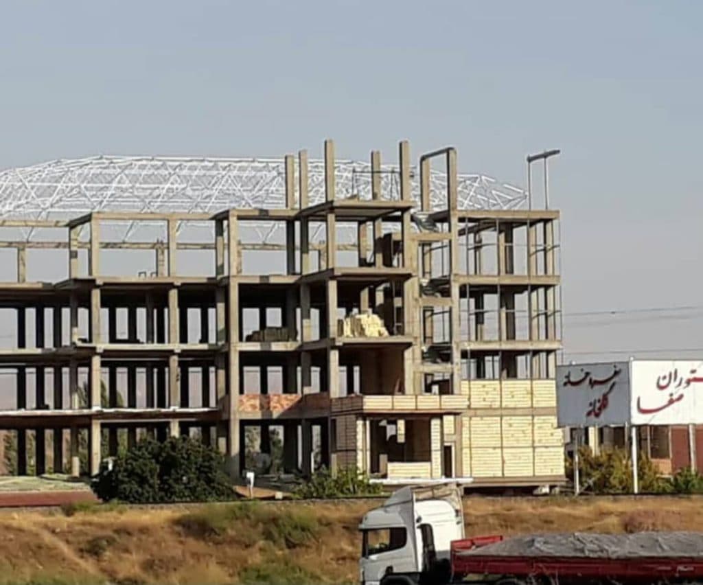 ساخت سازه فضایی سازه فضاکار آذربایجان علیزاده تبریز