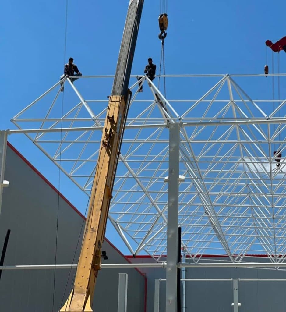 ساخت سازه فضایی سازه فضاکار آذربایجان علیزاده تبریز