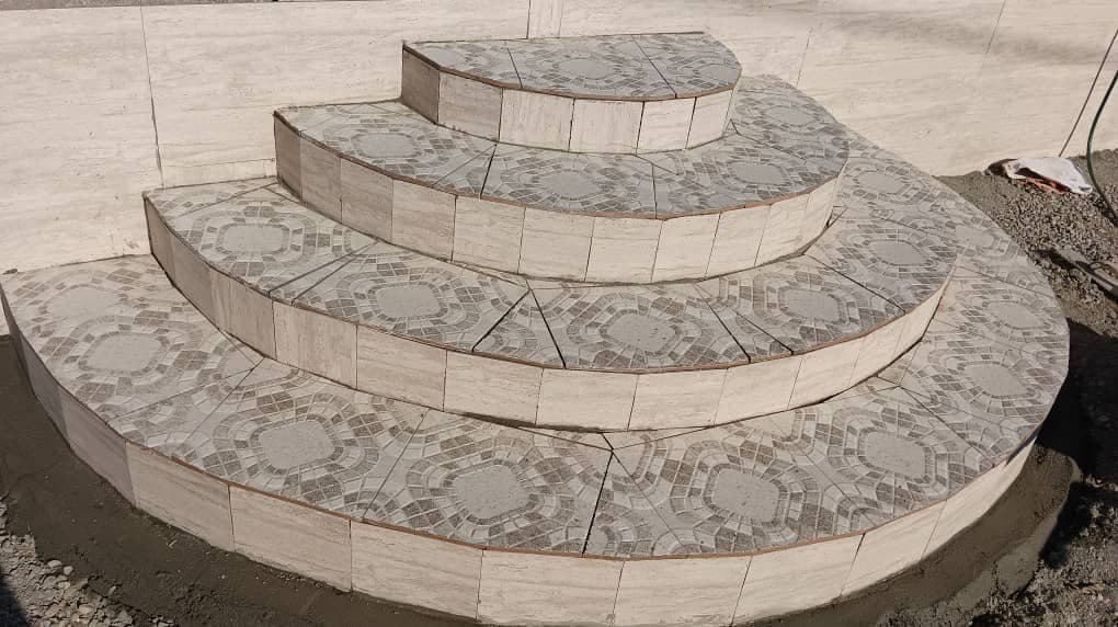 اجرای نمای سنگ و سرامیک نارویی کیا در کهنوج