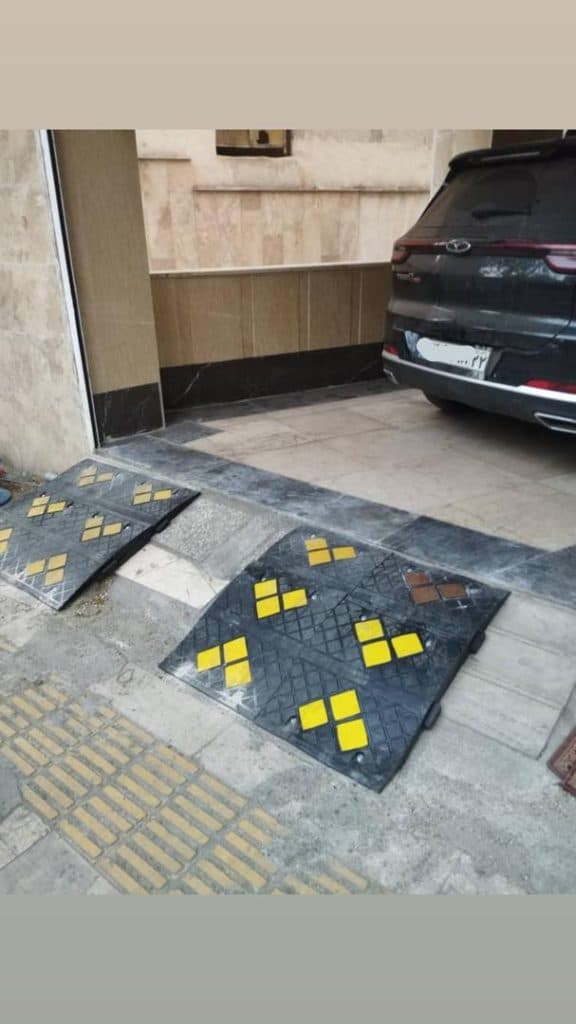اصلاح شیب رمپ پارکینگ سایان در حسن آباد تهران