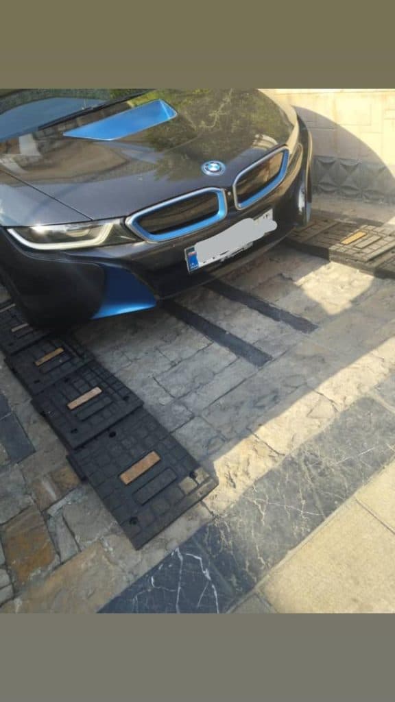 اصلاح شیب رمپ پارکینگ سایان در حسن آباد تهران