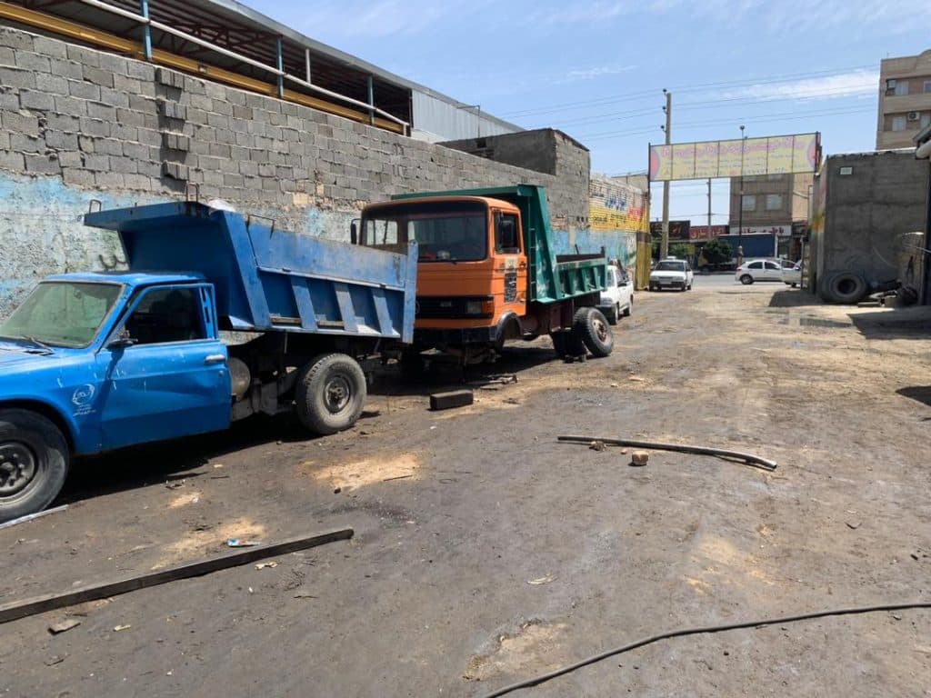 مکانیکی ماشین سنگین ایران دیزل محمودخانی در صفادشت