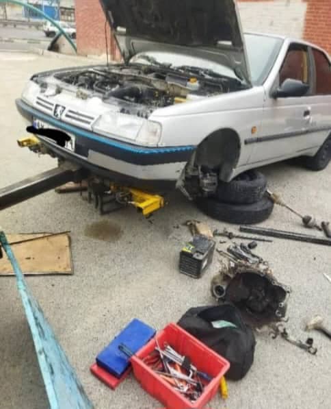 مکانیکی سیار علی روحانی در منطقه 10 تهران