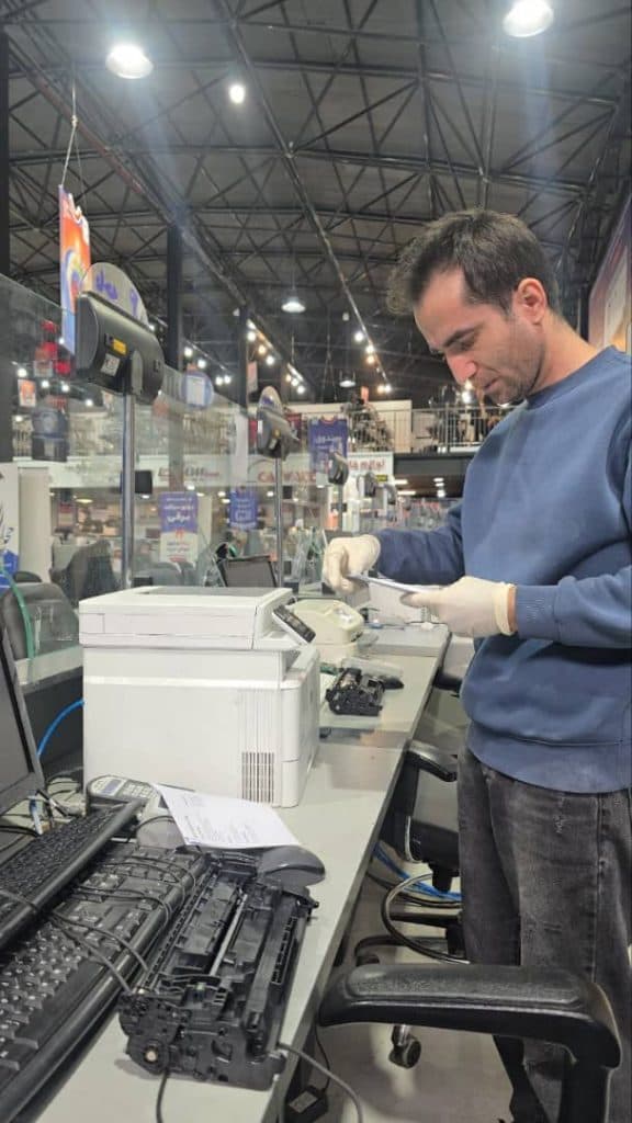 شارژ و تعمیر کارتریج پرنیان در رشت