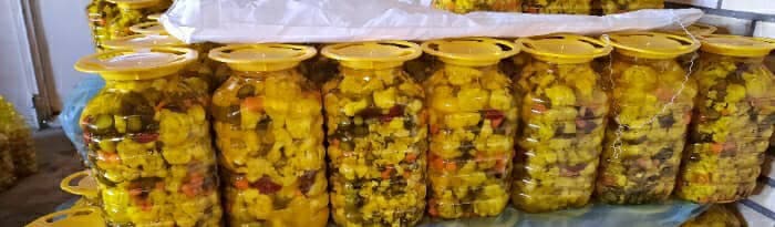 تولید شوریجات و ترشیجات الهی در همدان