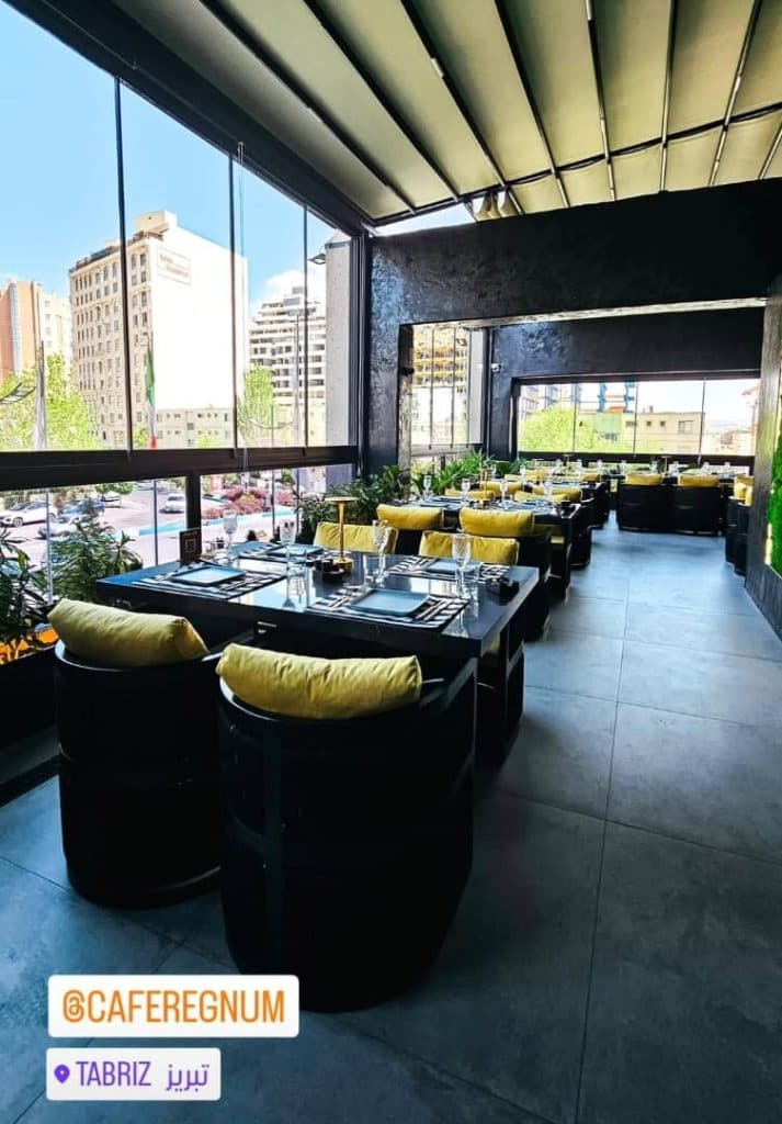 کافه رستوران رگنوم در ولیعصر تبریز