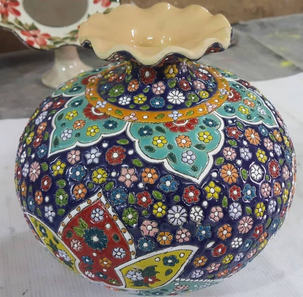 تولید ظروف سفالی سلنا سرام selena saram در لالجین