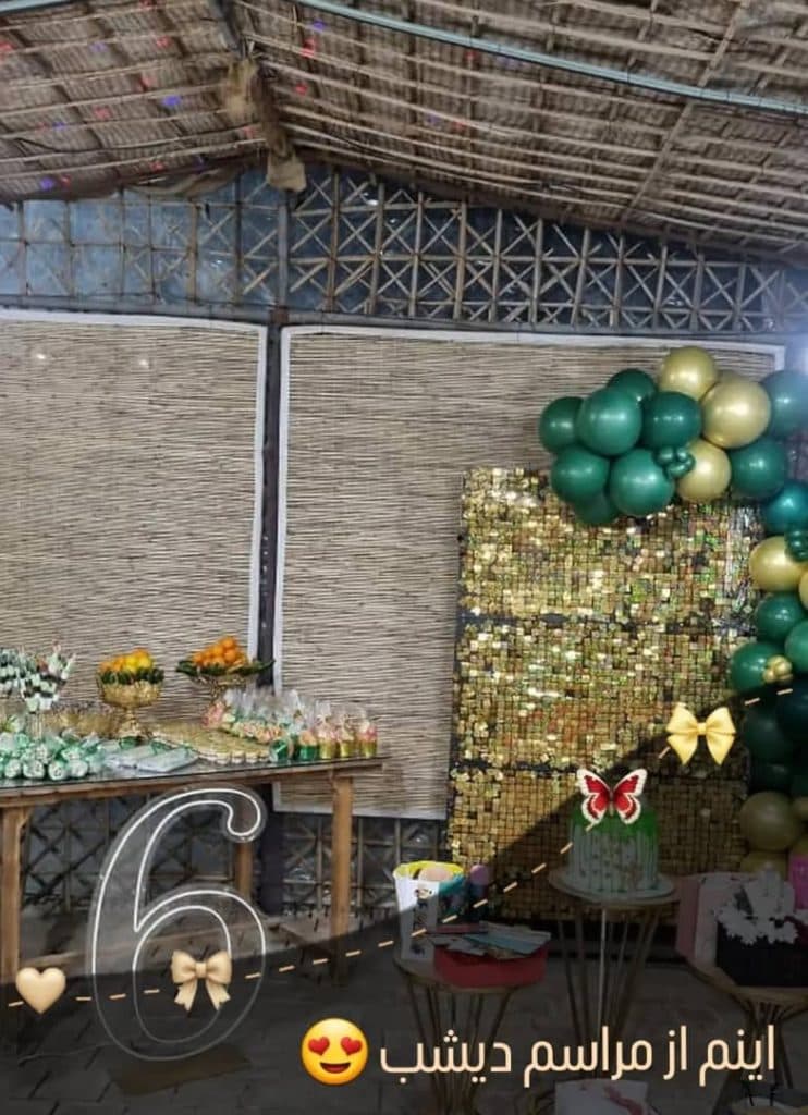 باغ رستوران عمارت بابابزرگ در زرند